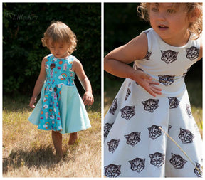 Girl's Reversible Dress Pattern - Ellie and Mac, Digital (PDF) Sewing Patterns | USA, Canada, UK, Australia