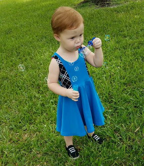 Girl's Reversible Dress Pattern - Ellie and Mac, Digital (PDF) Sewing Patterns | USA, Canada, UK, Australia