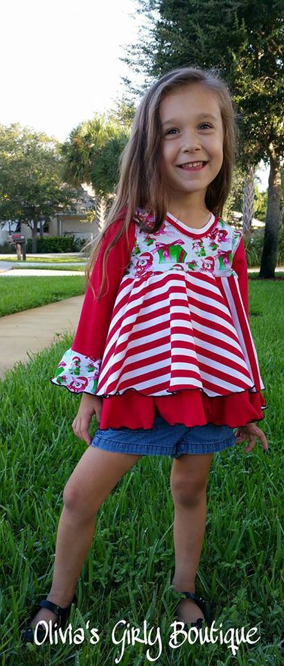 Girl's Rocking Swing Top Pattern - Ellie and Mac, Digital (PDF) Sewing Patterns | USA, Canada, UK, Australia