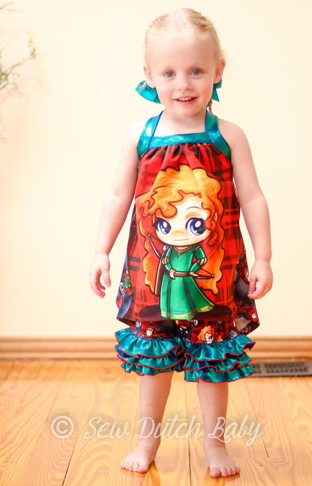 Ruffle Shorties Pattern - Ellie and Mac, Digital (PDF) Sewing Patterns | USA, Canada, UK, Australia
