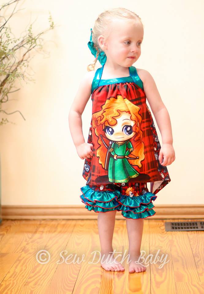 Ruffle Shorties Pattern - Ellie and Mac, Digital (PDF) Sewing Patterns | USA, Canada, UK, Australia