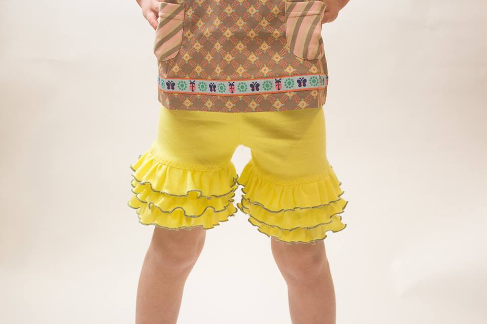 Ruffle Shorties Pattern - Ellie and Mac, Digital (PDF) Sewing Patterns | USA, Canada, UK, Australia