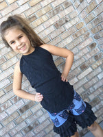 Ruffle Shorties Pattern - Ellie and Mac, Digital (PDF) Sewing Patterns | USA, Canada, UK, Australia