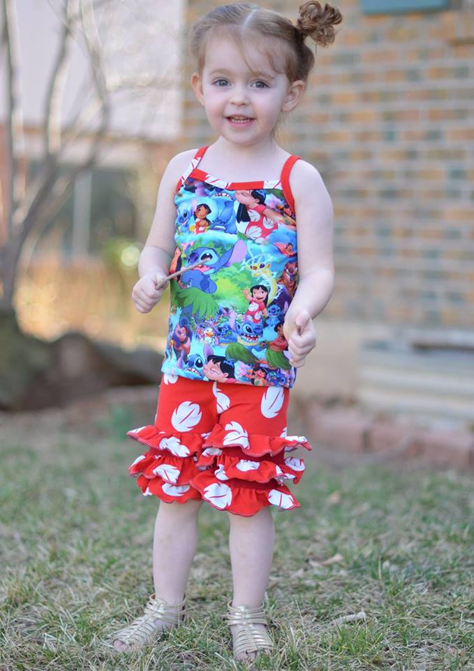 Ruffle Shorties Pattern - Ellie and Mac, Digital (PDF) Sewing Patterns | USA, Canada, UK, Australia