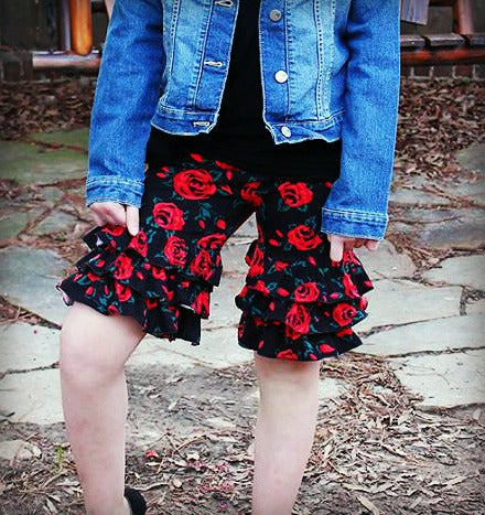 Ruffle Shorties Pattern - Ellie and Mac, Digital (PDF) Sewing Patterns | USA, Canada, UK, Australia