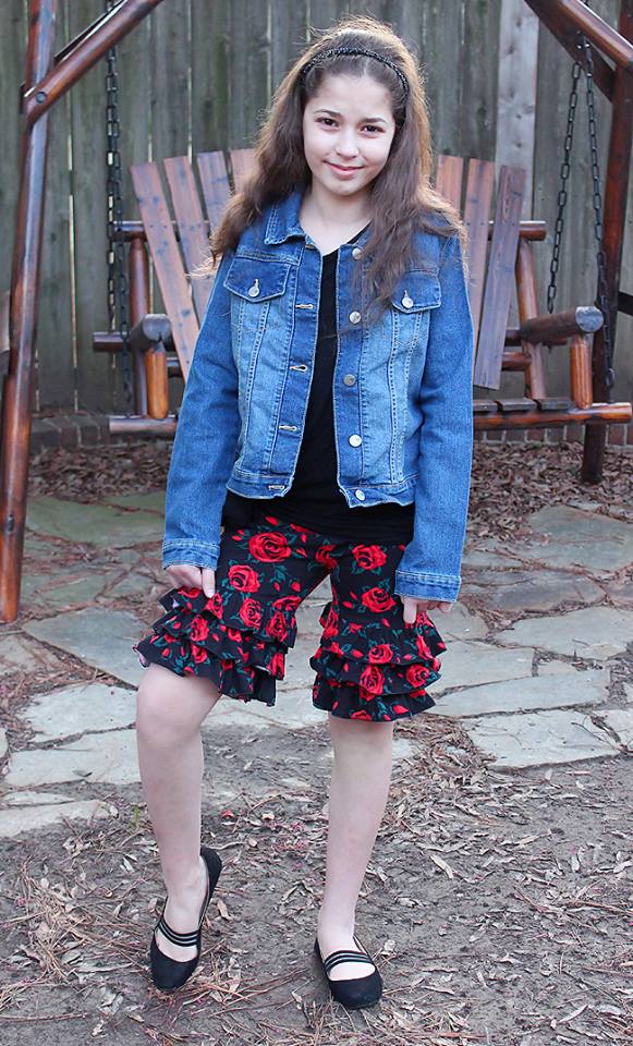 Ruffle Shorties Pattern - Ellie and Mac, Digital (PDF) Sewing Patterns | USA, Canada, UK, Australia