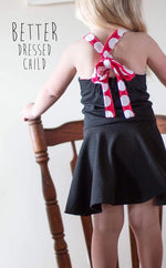 Girl's Runway Dress & Romper Pattern - Ellie and Mac, Digital (PDF) Sewing Patterns | USA, Canada, UK, Australia