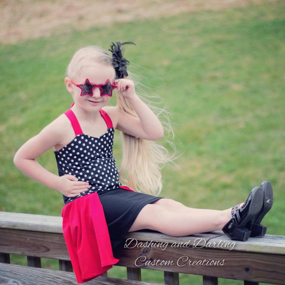 Girl's Runway Dress & Romper Pattern - Ellie and Mac, Digital (PDF) Sewing Patterns | USA, Canada, UK, Australia