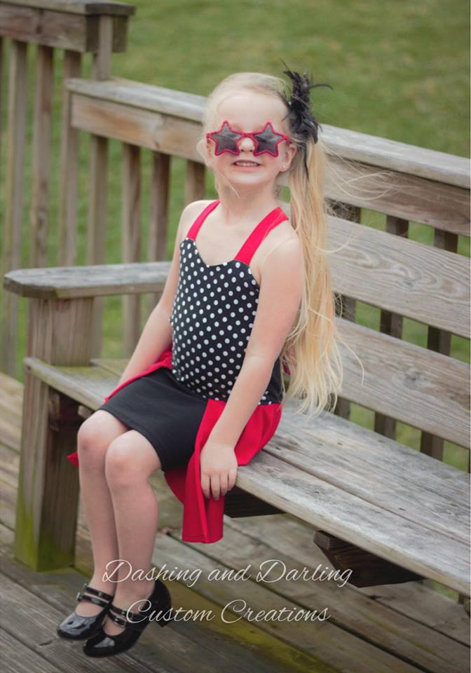 Girl's Runway Dress & Romper Pattern - Ellie and Mac, Digital (PDF) Sewing Patterns | USA, Canada, UK, Australia