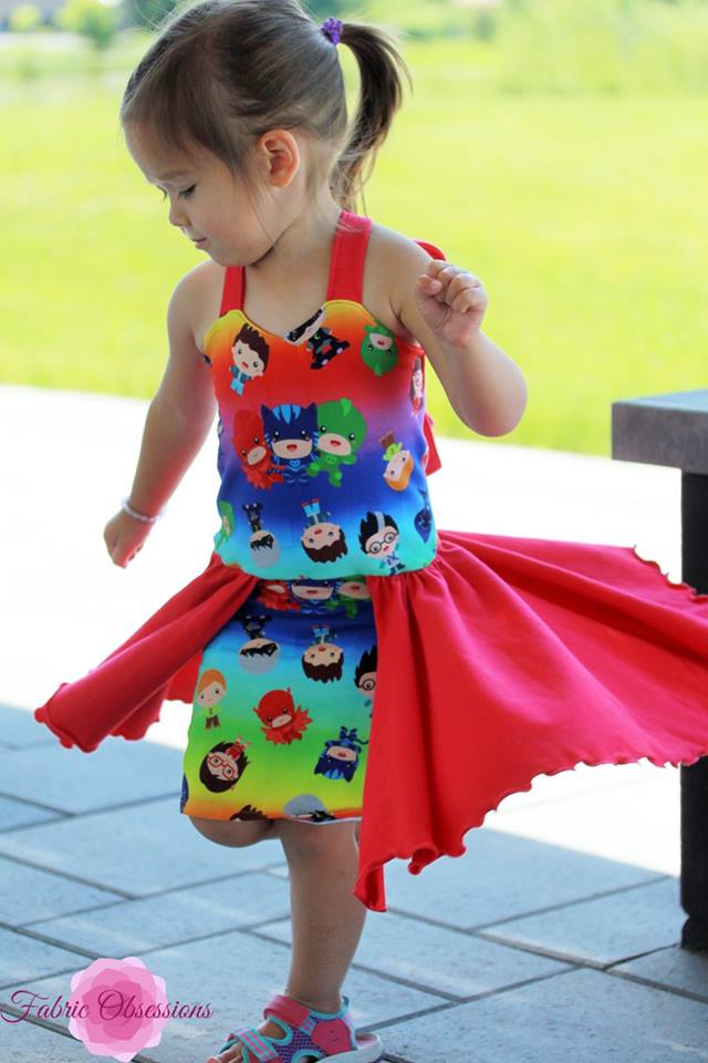 Girl's Runway Dress & Romper Pattern - Ellie and Mac, Digital (PDF) Sewing Patterns | USA, Canada, UK, Australia