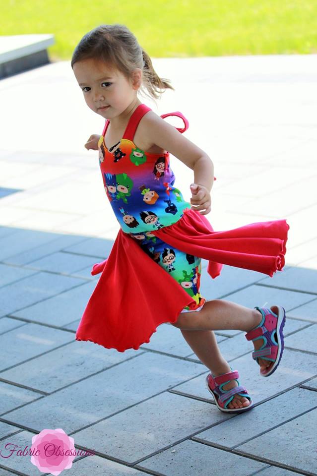 Girl's Runway Dress & Romper Pattern - Ellie and Mac, Digital (PDF) Sewing Patterns | USA, Canada, UK, Australia