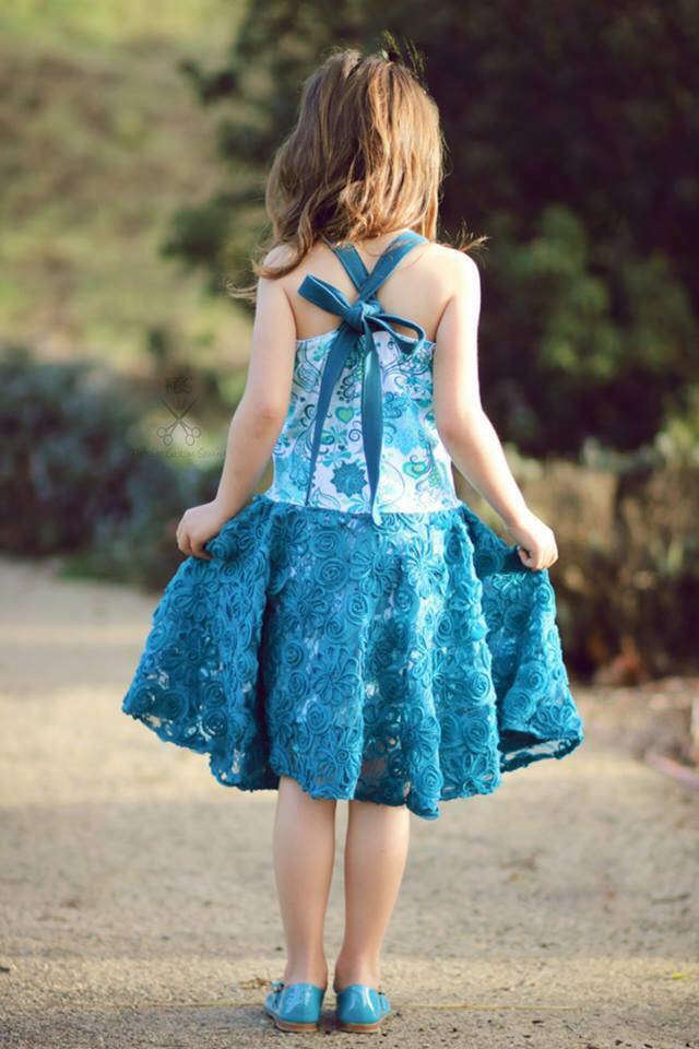 Girl's Runway Dress & Romper Pattern - Ellie and Mac, Digital (PDF) Sewing Patterns | USA, Canada, UK, Australia