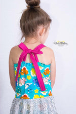 Girl's Runway Dress & Romper Pattern - Ellie and Mac, Digital (PDF) Sewing Patterns | USA, Canada, UK, Australia