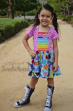 Girl's Sailor Dress & Peplum Pattern - Ellie and Mac, Digital (PDF) Sewing Patterns | USA, Canada, UK, Australia