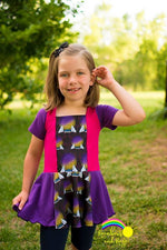 Girl's Sailor Dress & Peplum Pattern - Ellie and Mac, Digital (PDF) Sewing Patterns | USA, Canada, UK, Australia