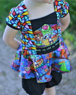 Girl's Sailor Dress & Peplum Pattern - Ellie and Mac, Digital (PDF) Sewing Patterns | USA, Canada, UK, Australia
