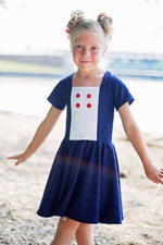 Girl's Sailor Dress & Peplum Pattern - Ellie and Mac, Digital (PDF) Sewing Patterns | USA, Canada, UK, Australia