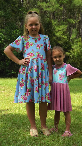 Girl's School Cool Tunic & Dress Pattern - Ellie and Mac, Digital (PDF) Sewing Patterns | USA, Canada, UK, Australia