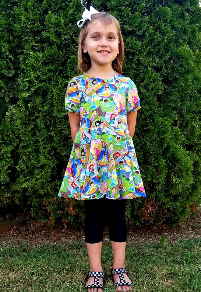 Girl's School Cool Tunic & Dress Pattern - Ellie and Mac, Digital (PDF) Sewing Patterns | USA, Canada, UK, Australia