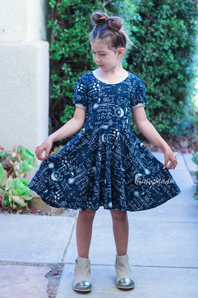 Girl's School Cool Tunic & Dress Pattern - Ellie and Mac, Digital (PDF) Sewing Patterns | USA, Canada, UK, Australia