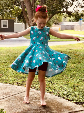 Girl's School Cool Tunic & Dress Pattern - Ellie and Mac, Digital (PDF) Sewing Patterns | USA, Canada, UK, Australia