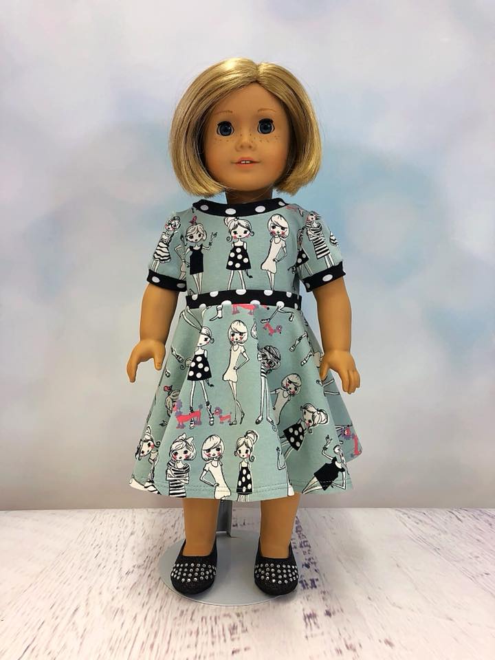 School Cool Doll Pattern - Ellie and Mac, Digital (PDF) Sewing Patterns | USA, Canada, UK, Australia