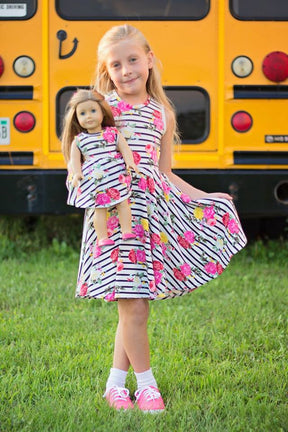 Girl's School Cool Tunic & Dress Pattern - Ellie and Mac, Digital (PDF) Sewing Patterns | USA, Canada, UK, Australia