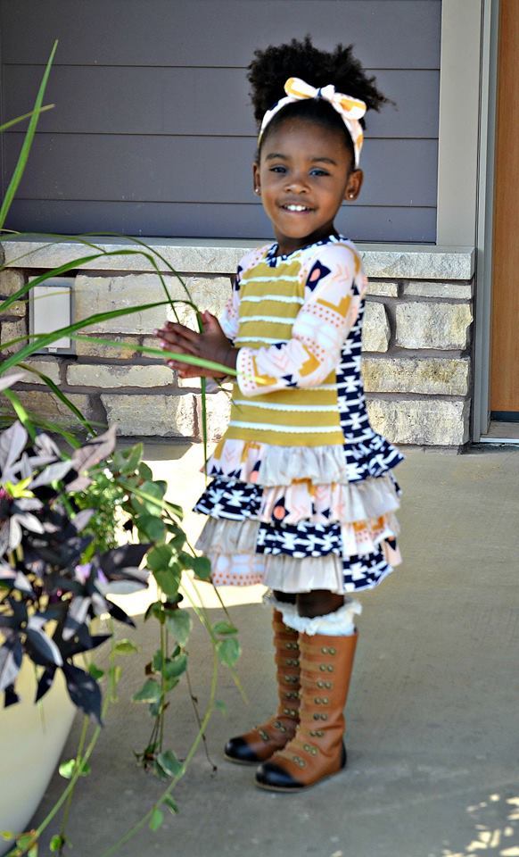 Kids Scraptastic Ruffle Dress Pattern - Clearance Sale