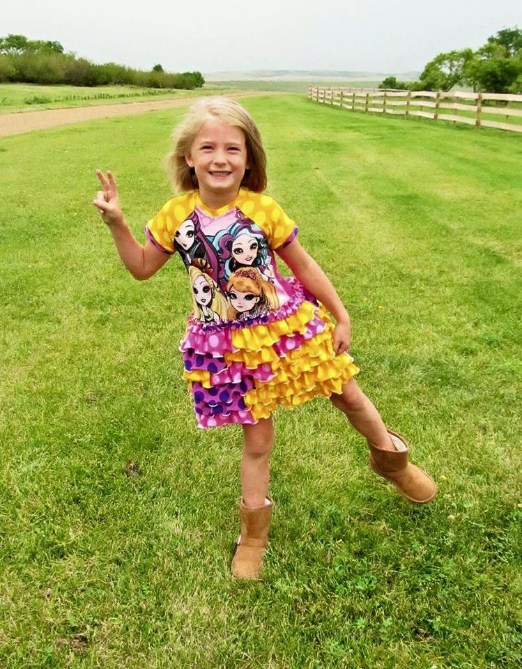 Kids Scraptastic Ruffle Dress Pattern - Clearance Sale