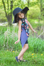 Girl's Shark Bite Top Pattern - Ellie and Mac, Digital (PDF) Sewing Patterns | USA, Canada, UK, Australia