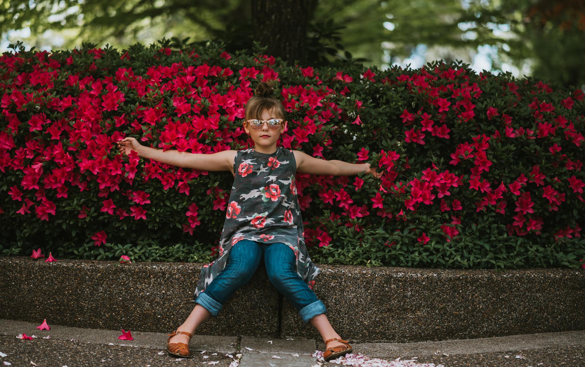 Girl's Shark Bite Top Pattern - Ellie and Mac, Digital (PDF) Sewing Patterns | USA, Canada, UK, Australia