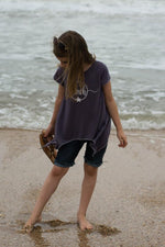 Girl's Shark Bite Top Pattern - Ellie and Mac, Digital (PDF) Sewing Patterns | USA, Canada, UK, Australia