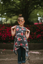 Girl's Shark Bite Top Pattern - Ellie and Mac, Digital (PDF) Sewing Patterns | USA, Canada, UK, Australia
