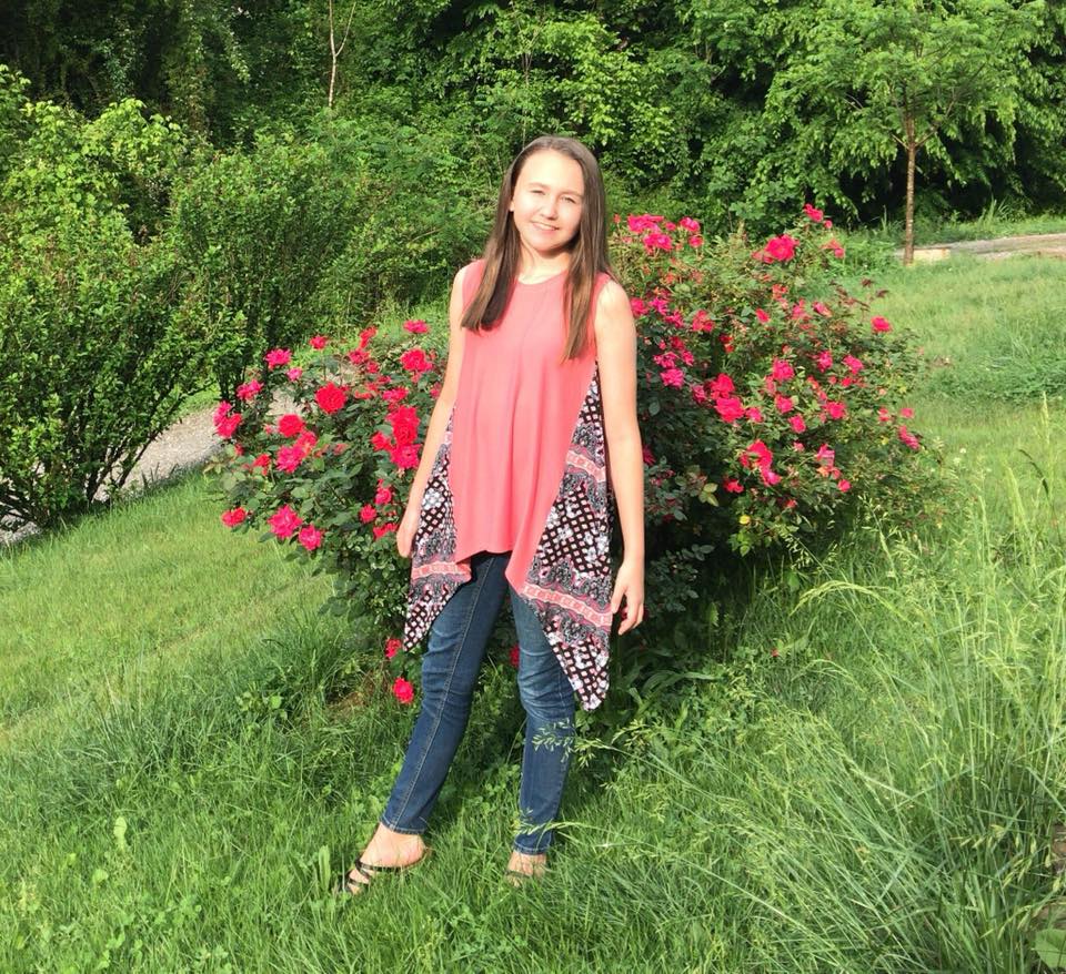 Girl's Shark Bite Top Pattern - Ellie and Mac, Digital (PDF) Sewing Patterns | USA, Canada, UK, Australia