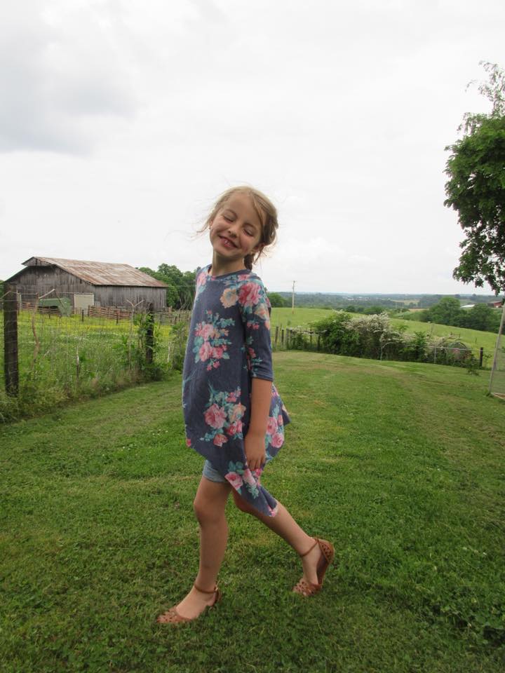 Girl's Shark Bite Top Pattern - Ellie and Mac, Digital (PDF) Sewing Patterns | USA, Canada, UK, Australia