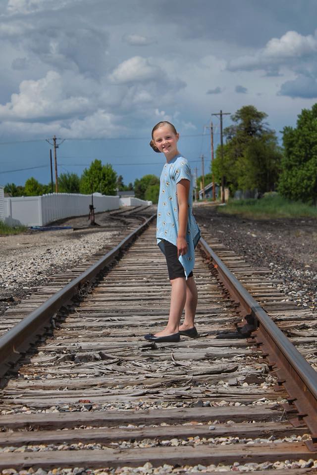 Girl's Shark Bite Top Pattern - Ellie and Mac, Digital (PDF) Sewing Patterns | USA, Canada, UK, Australia