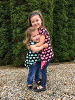 Girl's Shark Bite Top Pattern - Ellie and Mac, Digital (PDF) Sewing Patterns | USA, Canada, UK, Australia