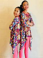 Girl's Shark Bite Top Pattern - Ellie and Mac, Digital (PDF) Sewing Patterns | USA, Canada, UK, Australia