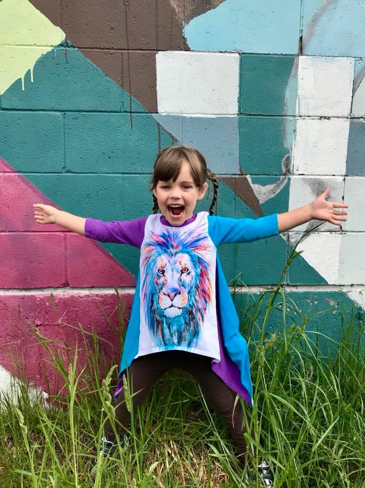 Girl's Shark Bite Top Pattern - Ellie and Mac, Digital (PDF) Sewing Patterns | USA, Canada, UK, Australia