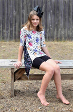 Girl's Shark Bite Top Pattern - Ellie and Mac, Digital (PDF) Sewing Patterns | USA, Canada, UK, Australia