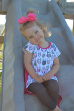 Girl's Shark Bite Top Pattern - Ellie and Mac, Digital (PDF) Sewing Patterns | USA, Canada, UK, Australia