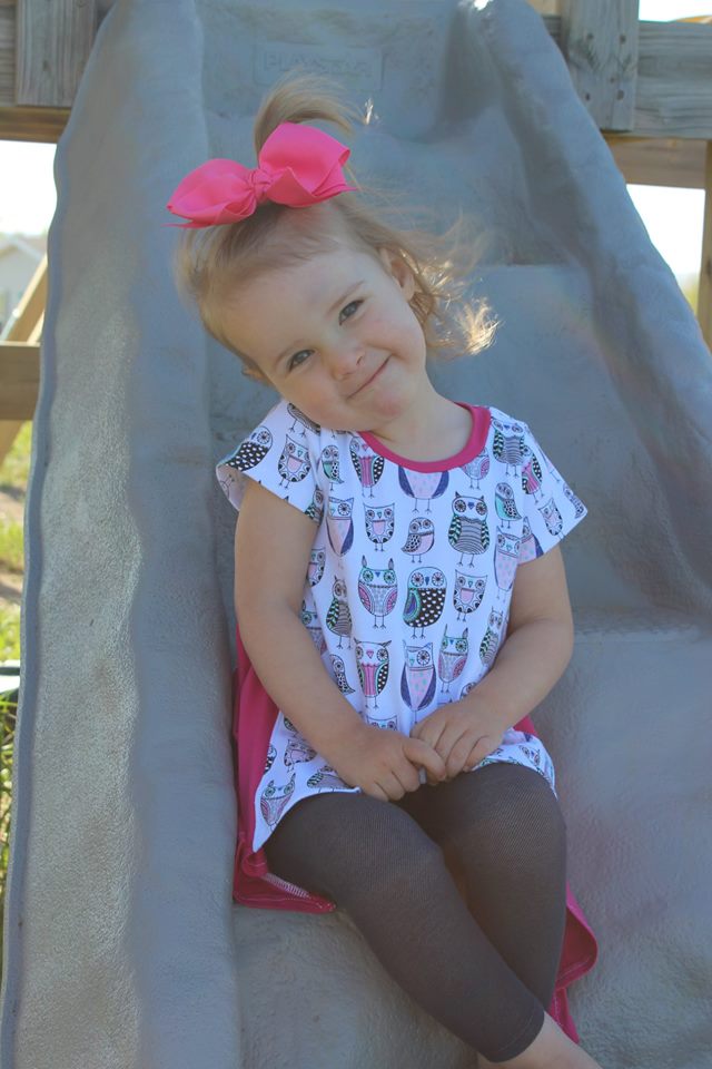 Girl's Shark Bite Top Pattern - Ellie and Mac, Digital (PDF) Sewing Patterns | USA, Canada, UK, Australia