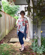 Women's Shark Bite Top Pattern - Ellie and Mac, Digital (PDF) Sewing Patterns | USA, Canada, UK, Australia