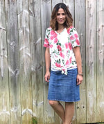 Women's Shark Bite Top Pattern - Ellie and Mac, Digital (PDF) Sewing Patterns | USA, Canada, UK, Australia