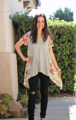 Women's Shark Bite Top Pattern - Ellie and Mac, Digital (PDF) Sewing Patterns | USA, Canada, UK, Australia