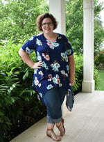Women's Shark Bite Top Pattern - Ellie and Mac, Digital (PDF) Sewing Patterns | USA, Canada, UK, Australia