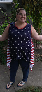 Women's Shark Bite Top Pattern - Ellie and Mac, Digital (PDF) Sewing Patterns | USA, Canada, UK, Australia