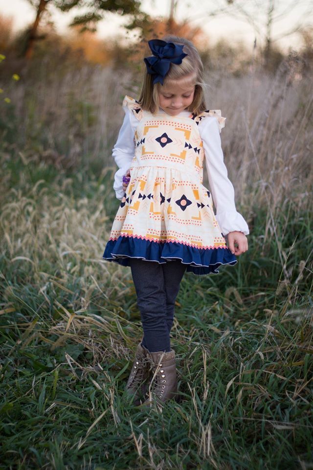 Girl's Sienna Dress & Tunic Pattern ] - Ellie and Mac, Digital (PDF) Sewing Patterns | USA, Canada, UK, Australia