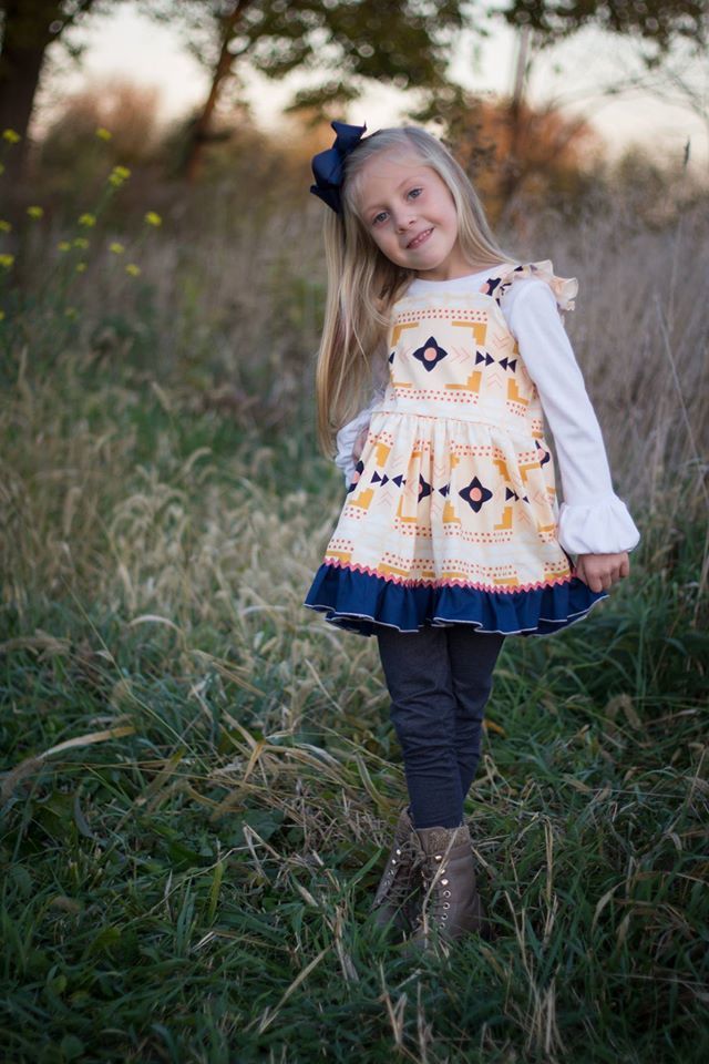 Girl's Sienna Dress & Tunic Pattern ] - Ellie and Mac, Digital (PDF) Sewing Patterns | USA, Canada, UK, Australia