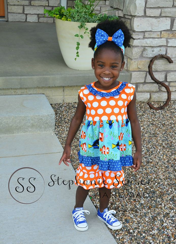 Girl's & Doll Simply Sweet Top & Dress Pattern Bundle Pack - Ellie and Mac, Digital (PDF) Sewing Patterns | USA, Canada, UK, Australia